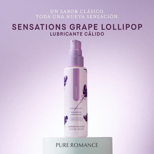 Sensation Grape Lollipop
