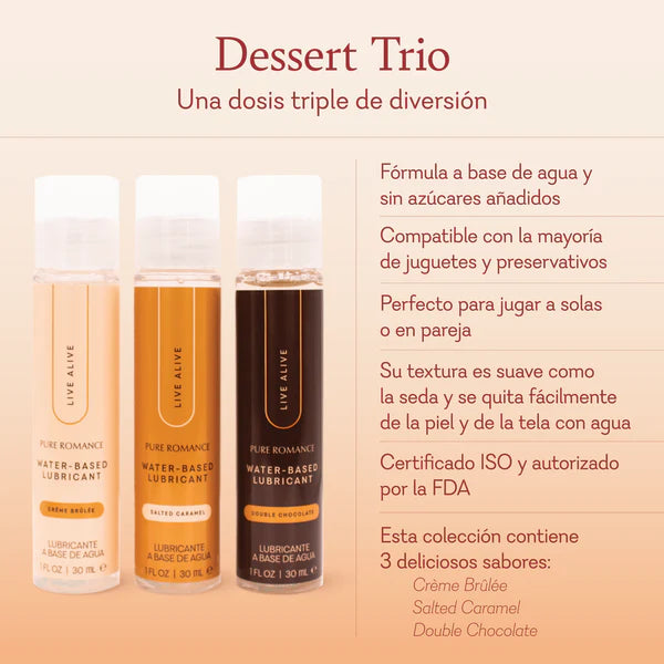 Dessert Trío Lubricants